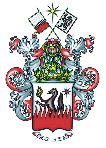 Герб Канцлера Приората Сибири Майора Сергея Васильевича СОБОЛЕВА